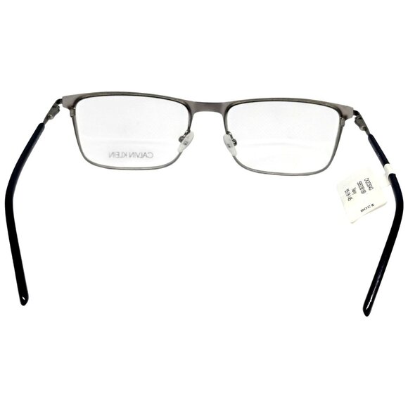Calvin Klein CK20304G Navy Rectangular Eyeglasses Frame 55-18-145 Metal & Plasti - Picture 6 of 8